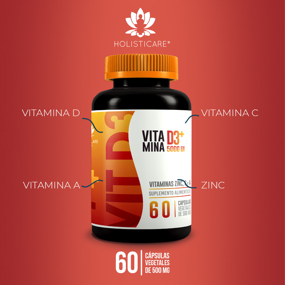 Vitamina D3 60 Cáps + Zeolita 60 Cáps POST QUIMIOTERAPIA