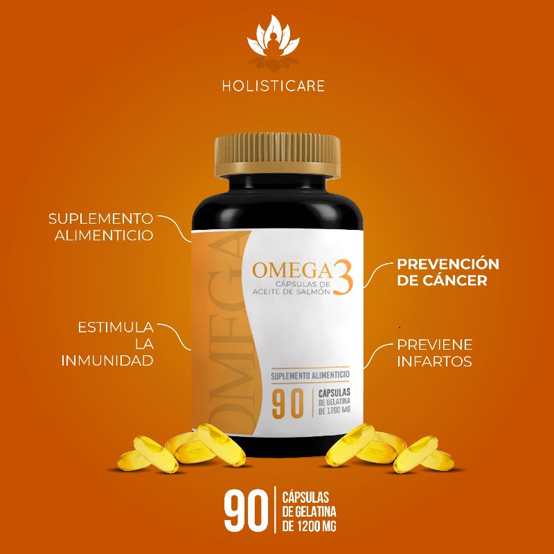 Omega 3 90 Cáps + Curcuma 120 Caps SOPORTE METASTASIS